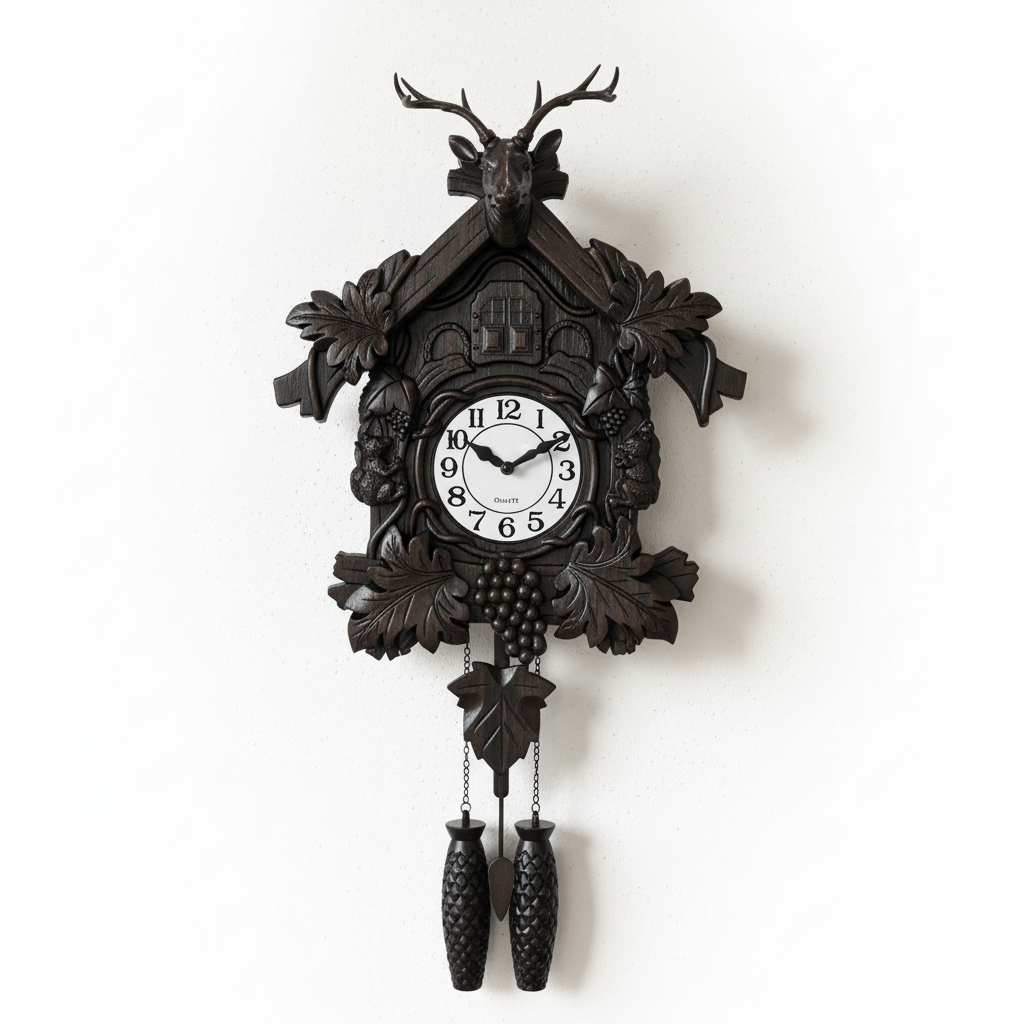 horloge coucou noir - Variation 1