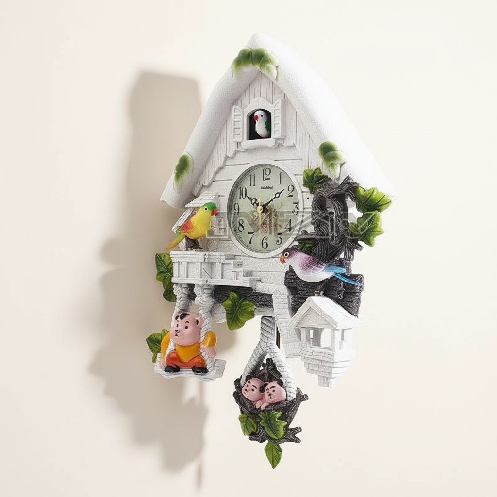 horloge coucou blanc - Variation 2