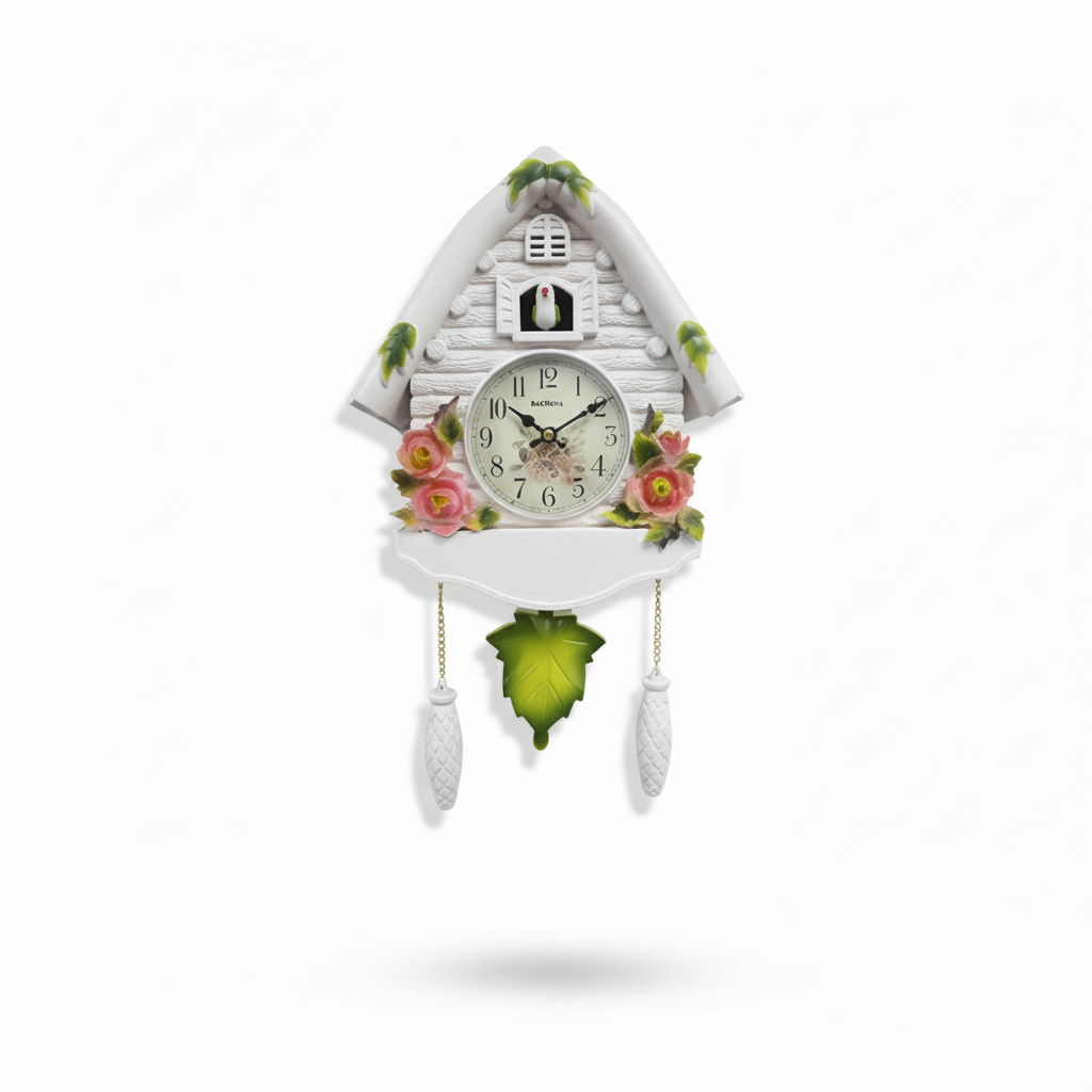 Coucou Horloge Murale Résine Traditionnelle Sonnerie Horaire - Variation 3