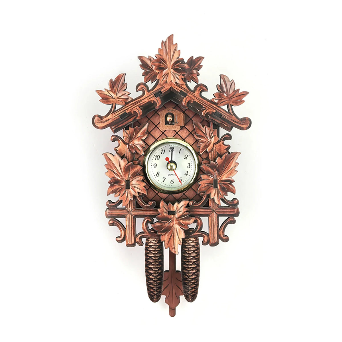 Coucou Horloge Murale Bois Design Quartz Décoration