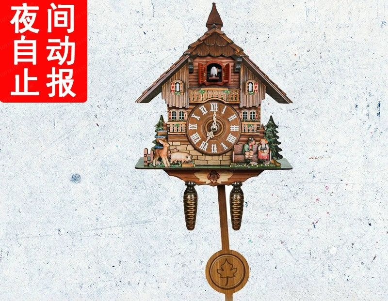 horloge coucou suisse design