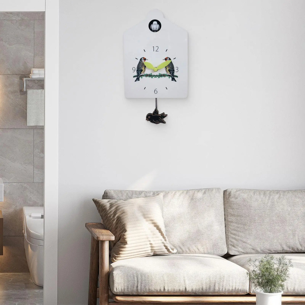 horloge a coucou moderne