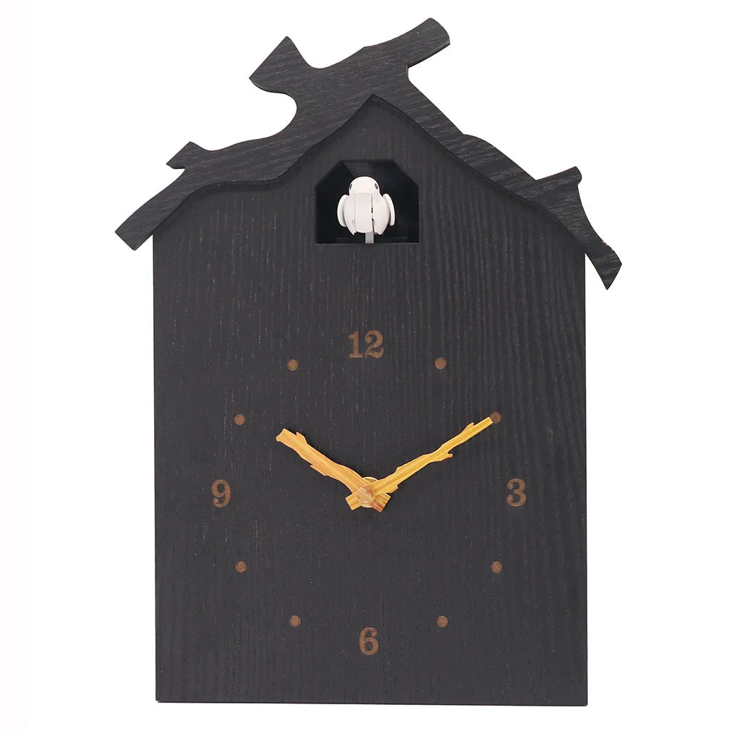horloge coucou moderne noir