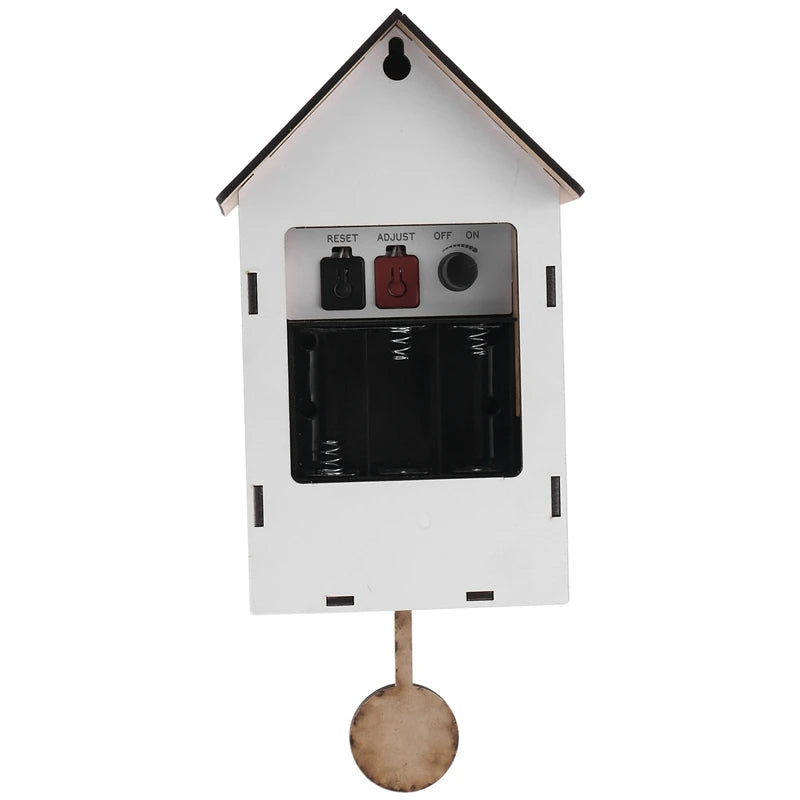 Coucou Horloge Murale Bois Moderne Électronique Chant Oiseau