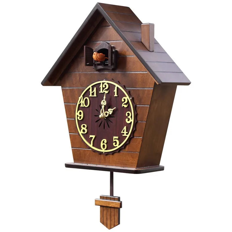 Coucou Horloge Murale Bois Nordique Dessin Animé Enfant