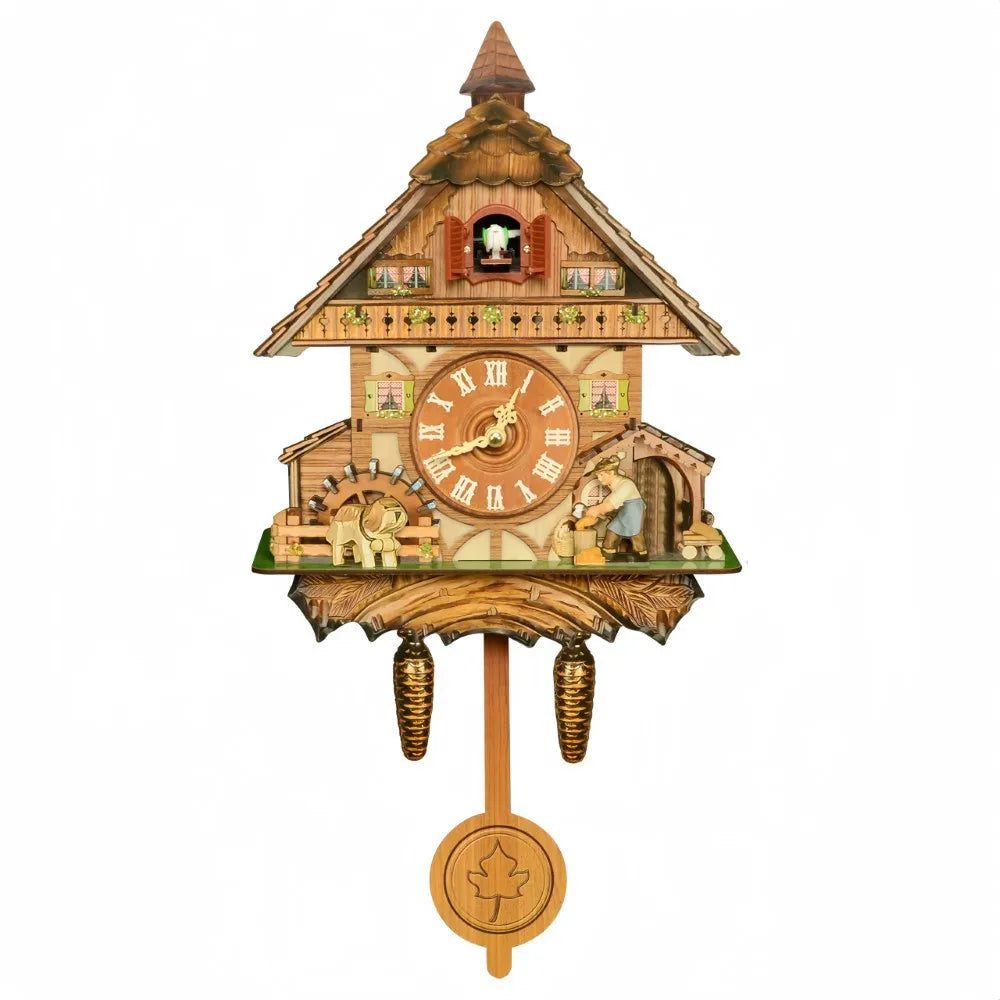 Coucou Horloge Murale Bois Pendule Forêt Noire Vintage