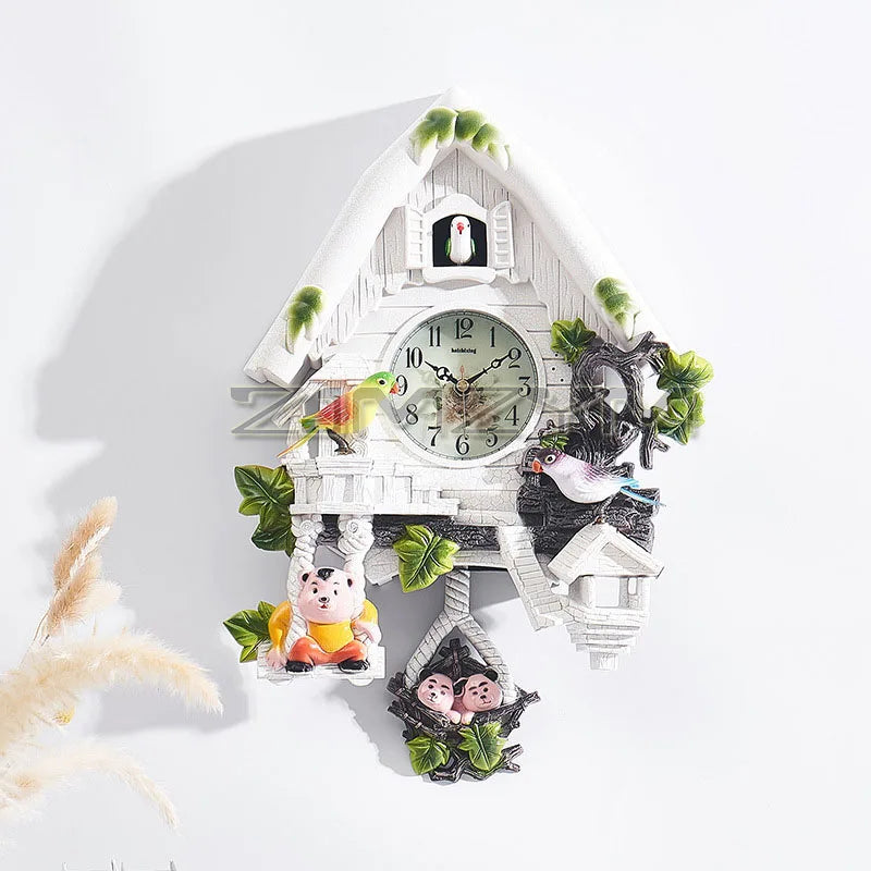 Coucou Horloge Murale Pendule Cartoon Déco Enfant Salon.