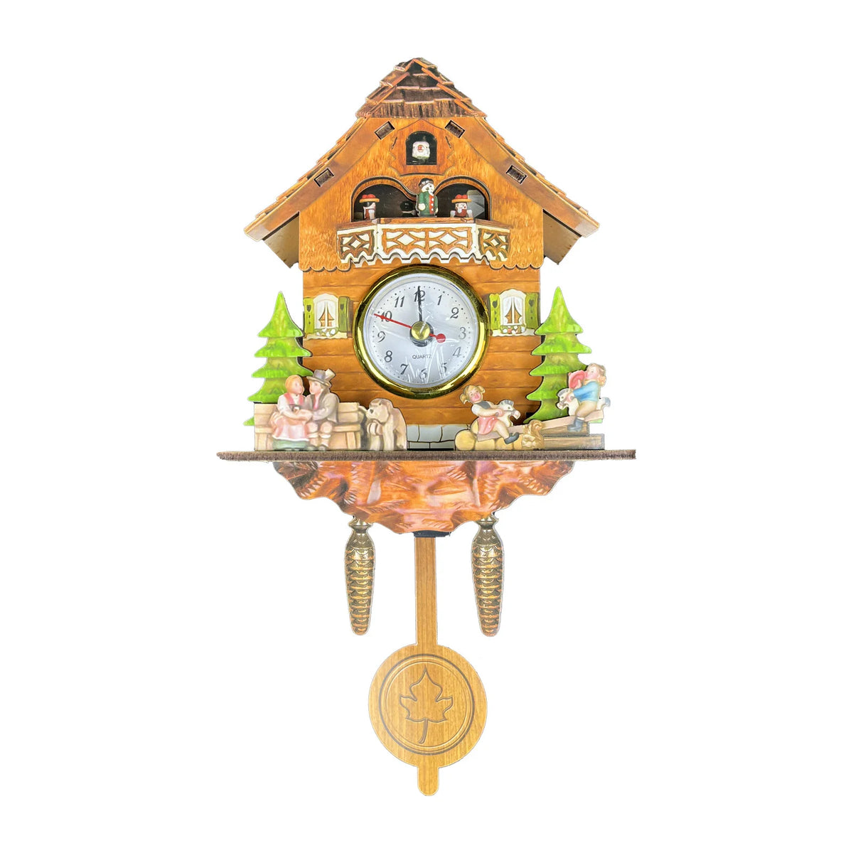 Coucou Horloge Murale Bois Rustique Décoration Intérieure